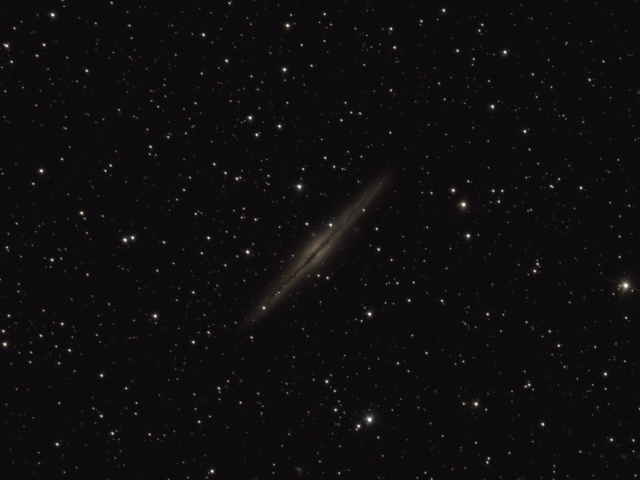 NGC 891 — спиральная галактика Серебряный осколок в созвездии Андромеды